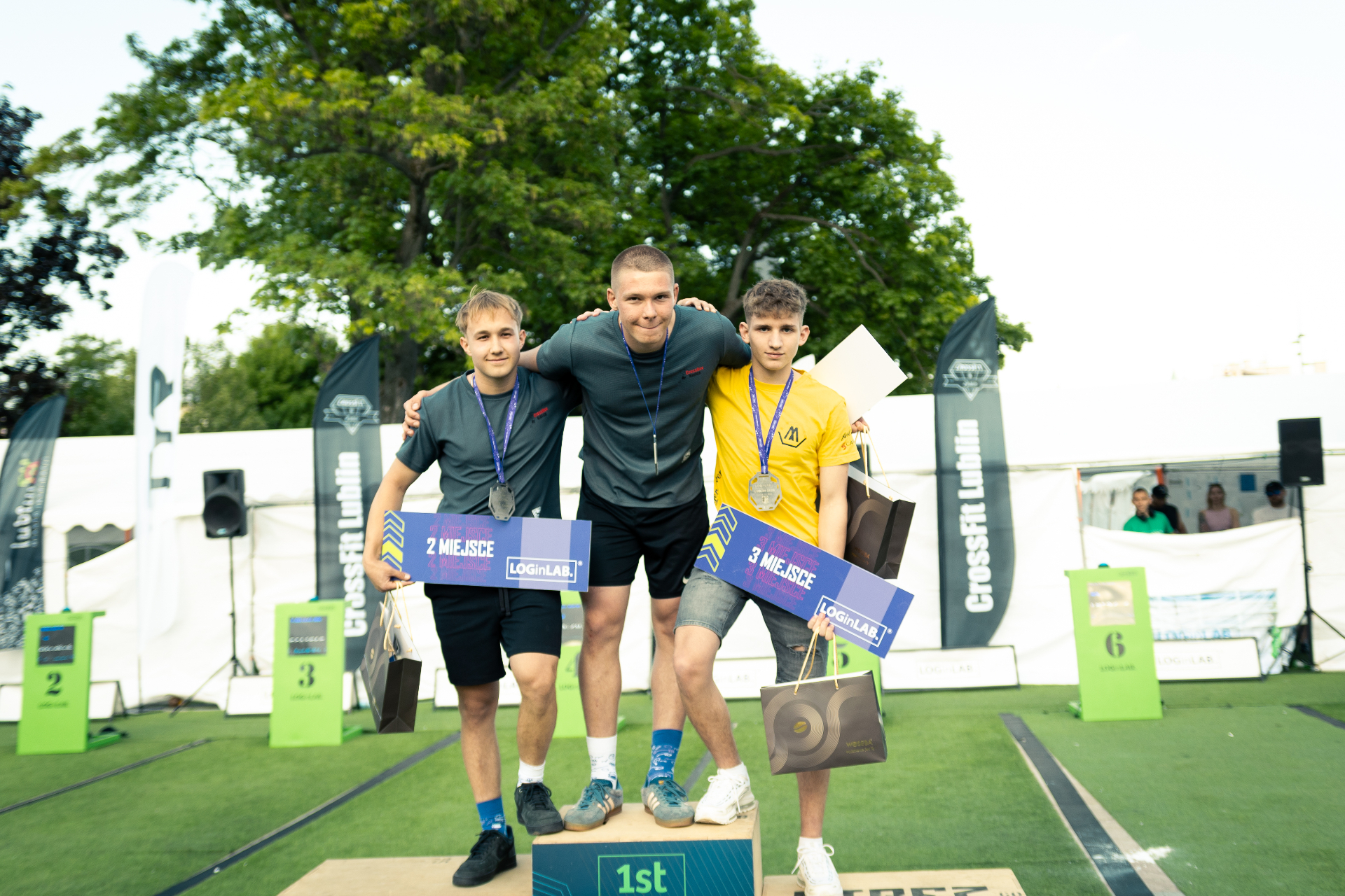 CrossFit Teens Lublin 2026 — podium i dekoracja zawodników